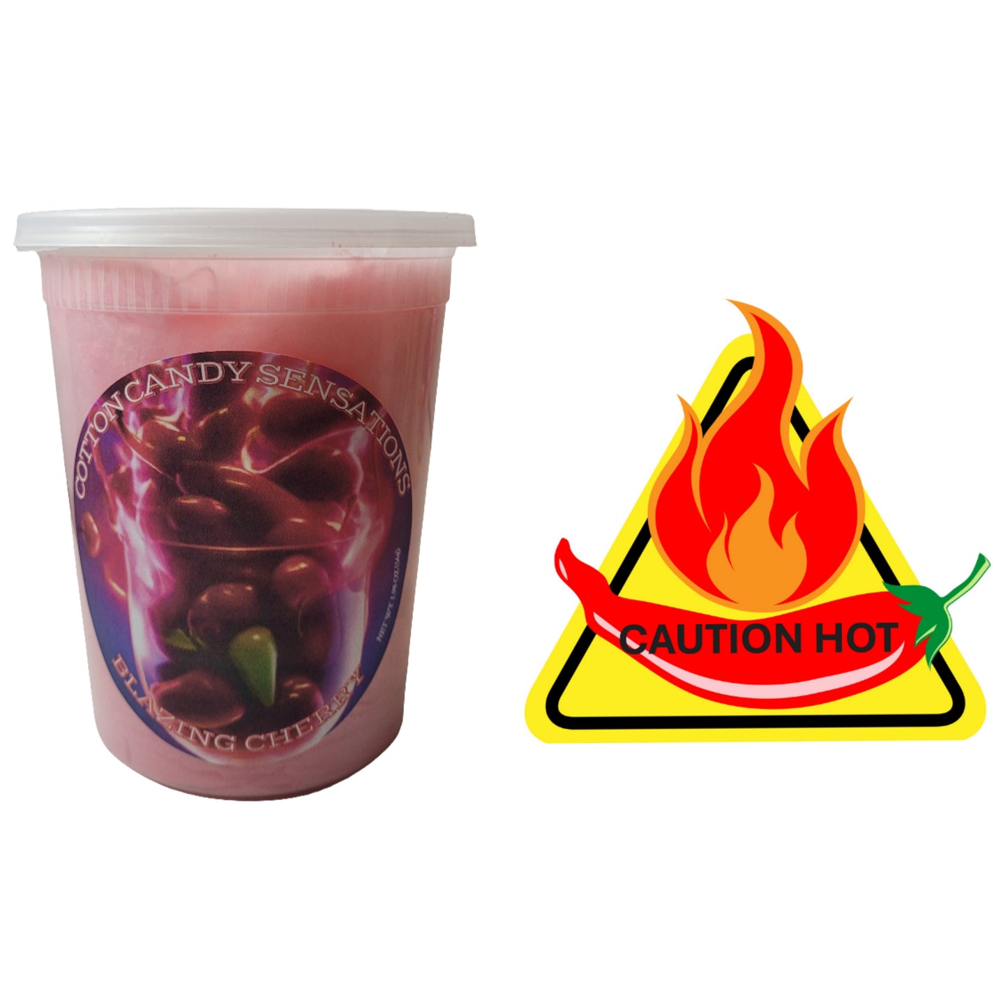 š„Blazing Cherry Gourmet Cotton Candy
