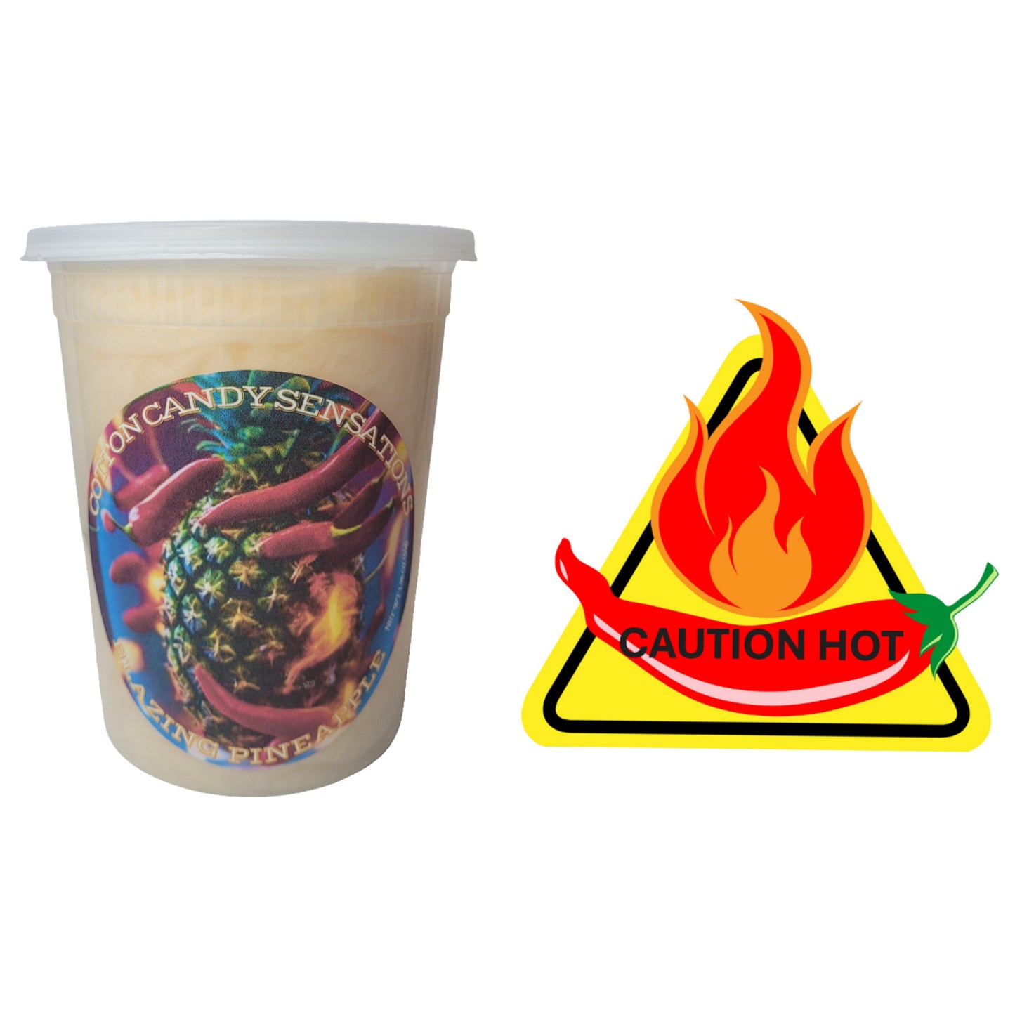 š„Blazing Pineapple Gourmet Cotton Candy