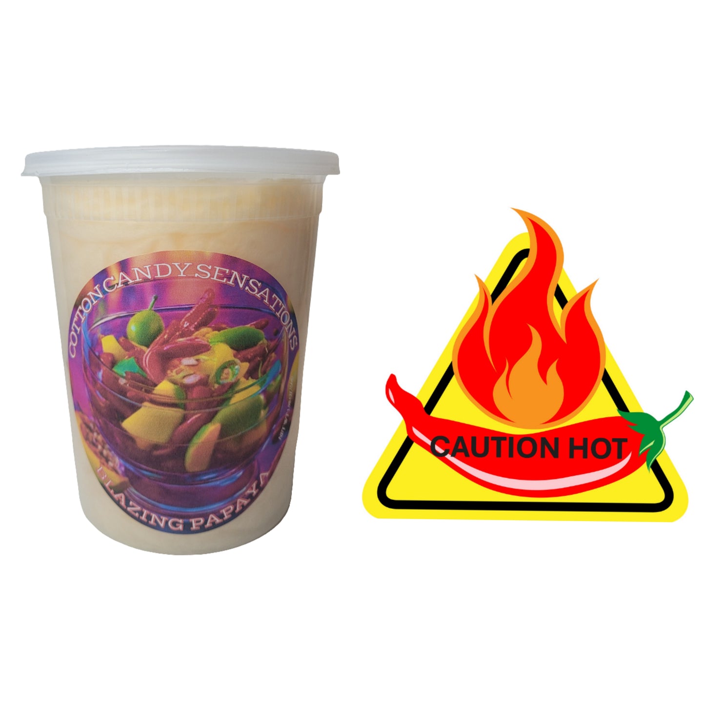 š„Blazing Papaya Gourmet Cotton Candy