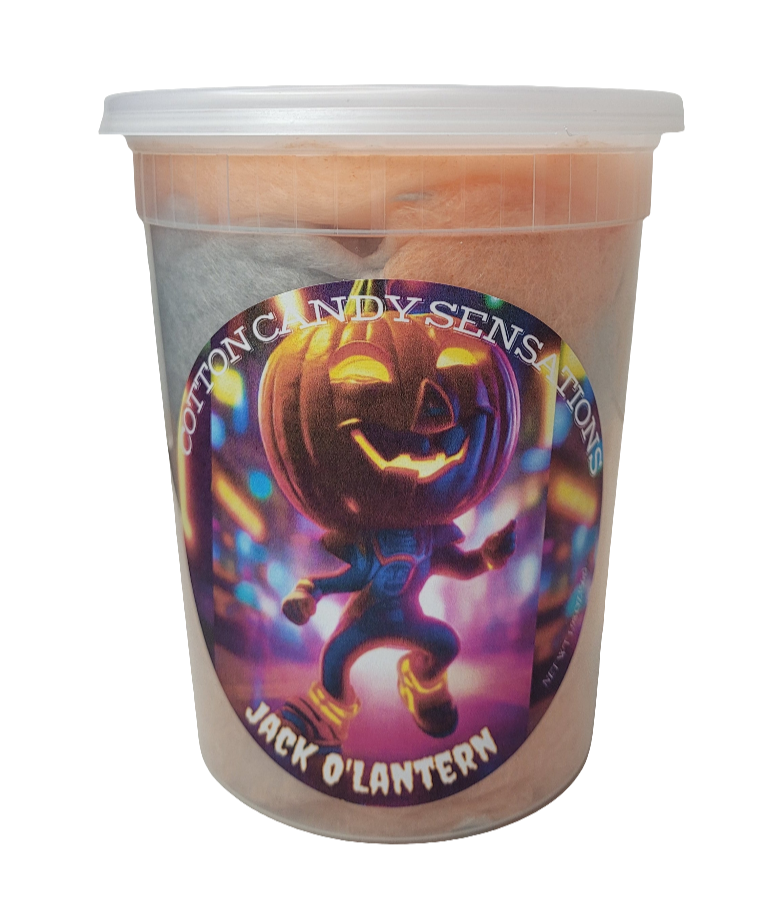 Halloween Series Jack O'Lantern Gourmet Cotton Candy