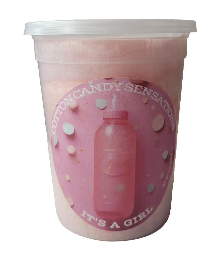 Special Event 50 Count Bundle Package It's A Girl Gourmet Cotton Candy