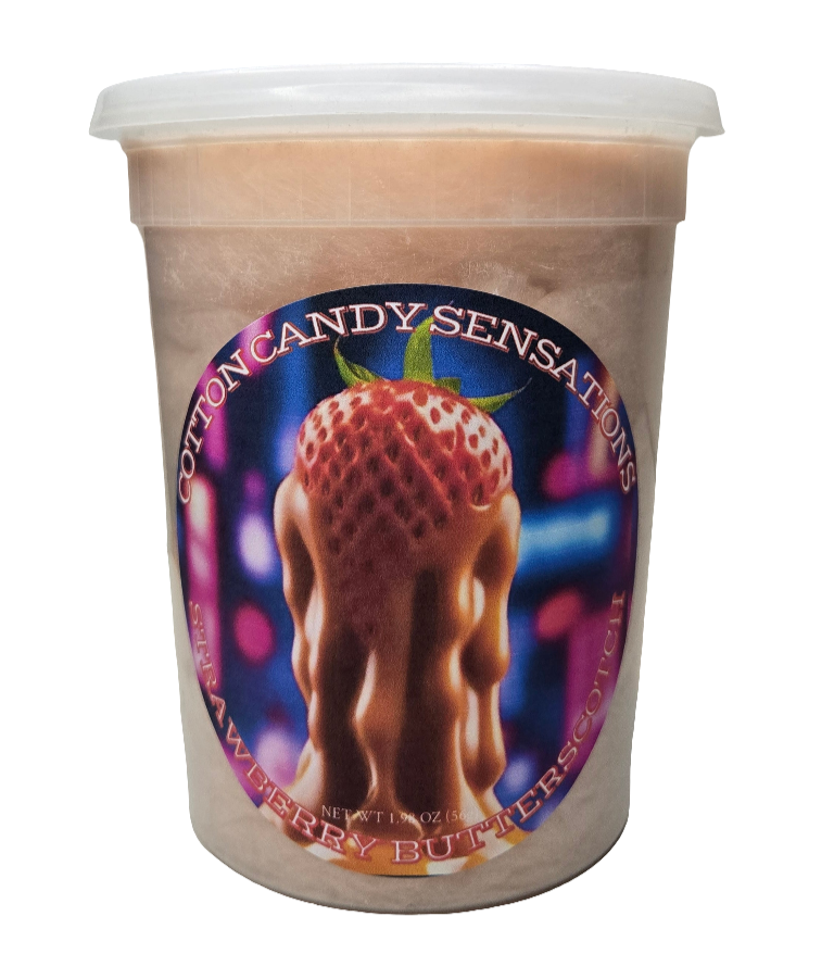 Strawberry Butterscotch Gourmet Cotton Candy
