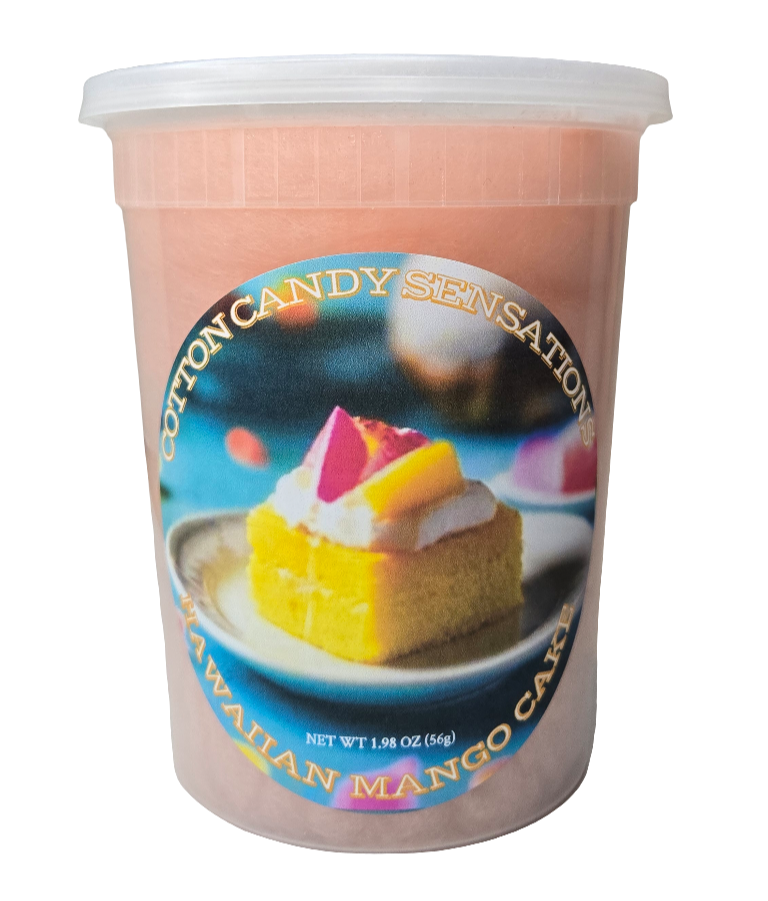 Hawaiian Mango Cake Gourmet Cotton Candy