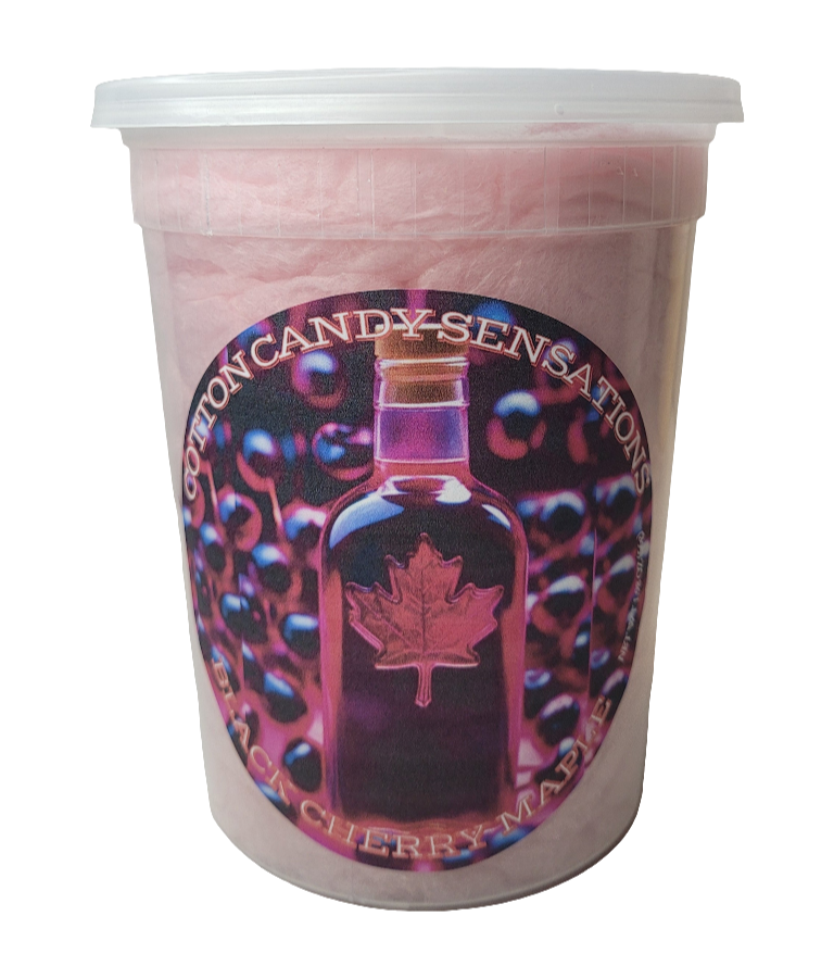 Black Cherry Maple Gourmet Cotton Candy