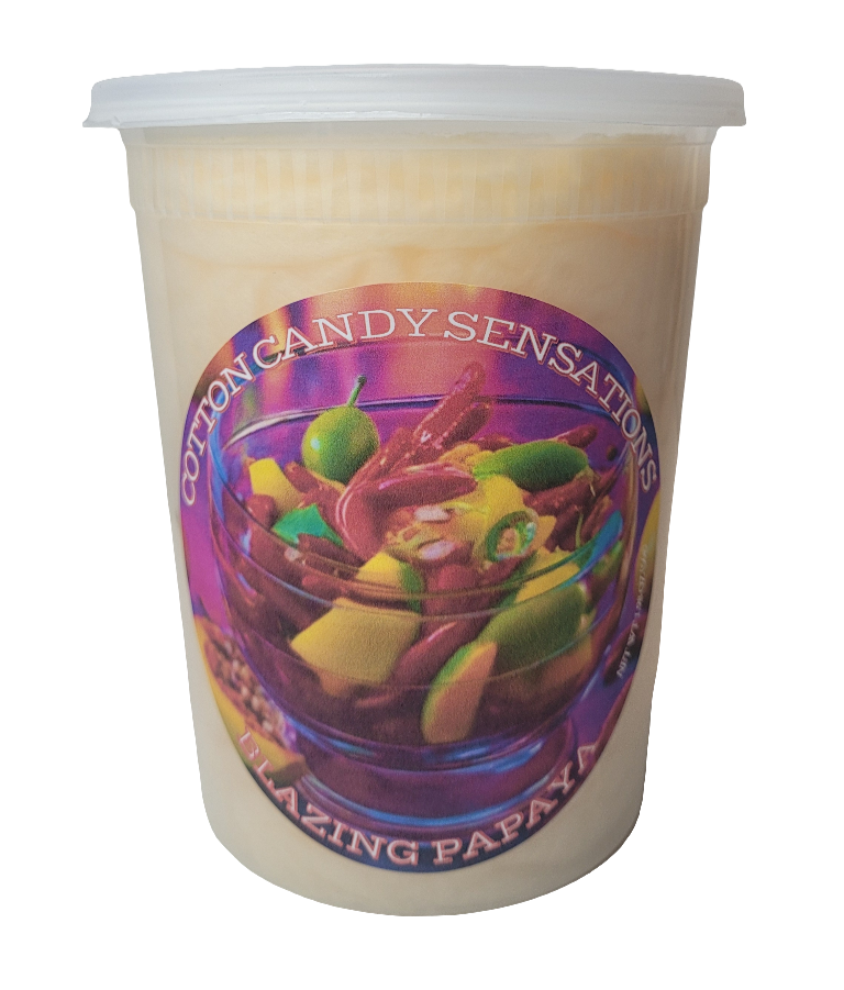 š„Blazing Papaya Gourmet Cotton Candy