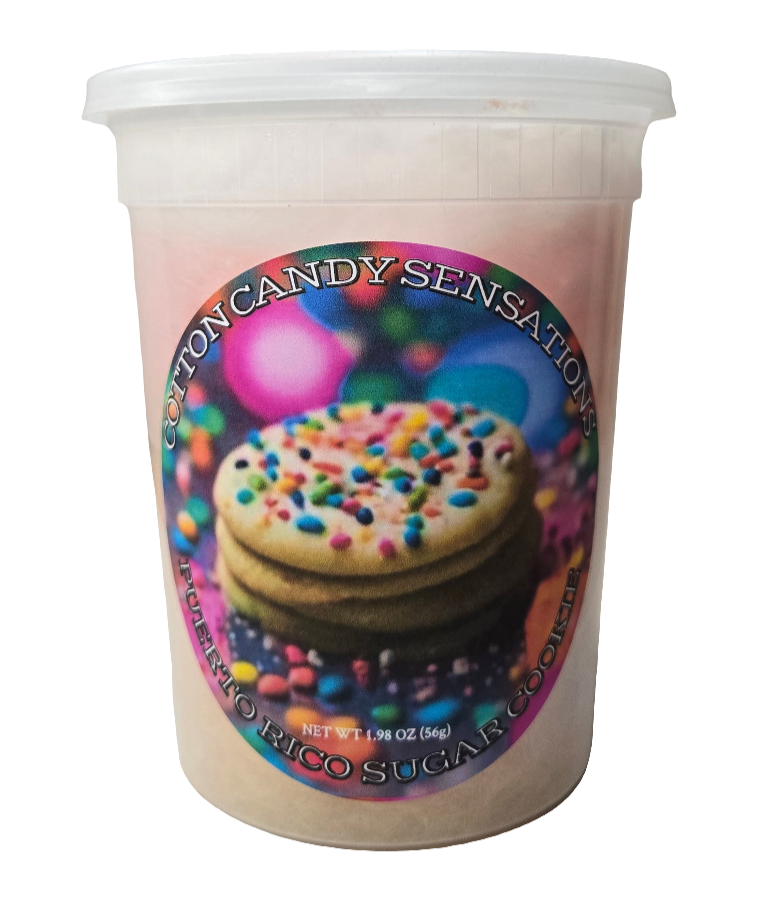Puerto Rico Sugar Cookie Gourmet Cotton Candy