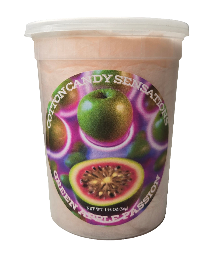 Green Apple Passion Gourmet Cotton Candy