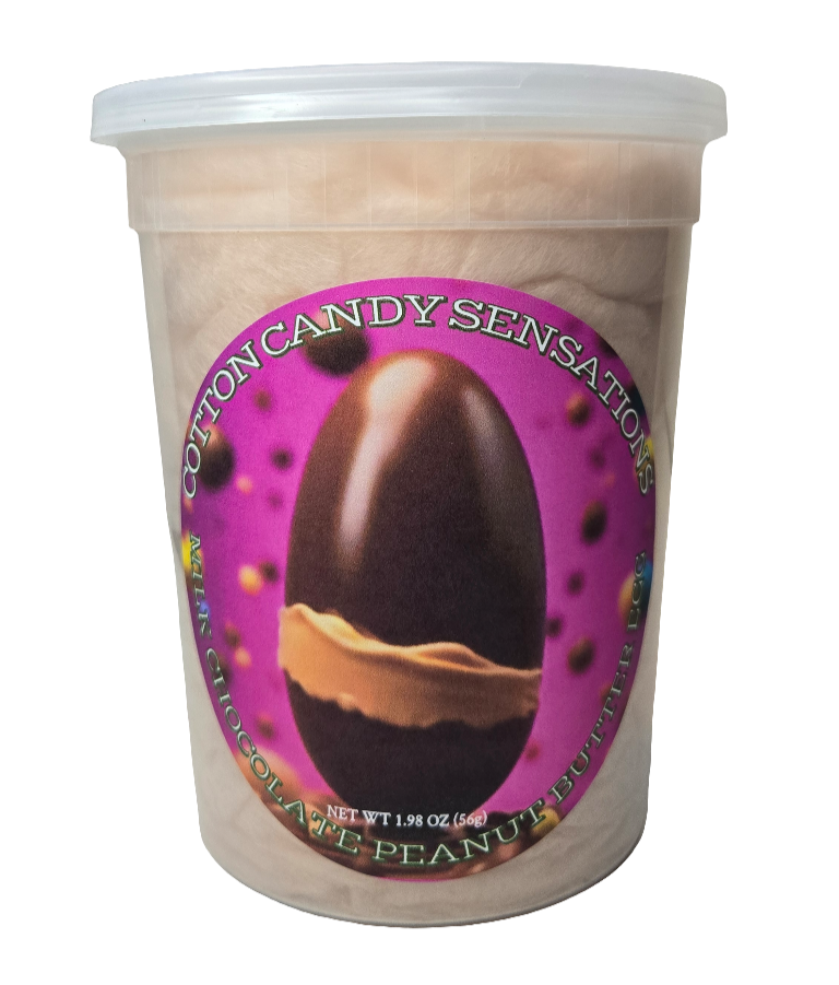 Milk Chocolate Peanut Butter Egg Gourmet Cotton Candy