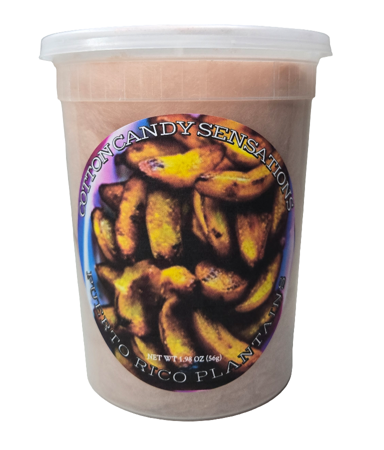 Puerto Rico Plantains Gourmet Cotton Candy
