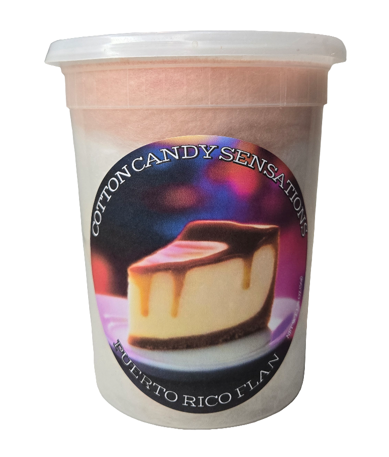 Puerto Rico Flan Gourmet Cotton Candy