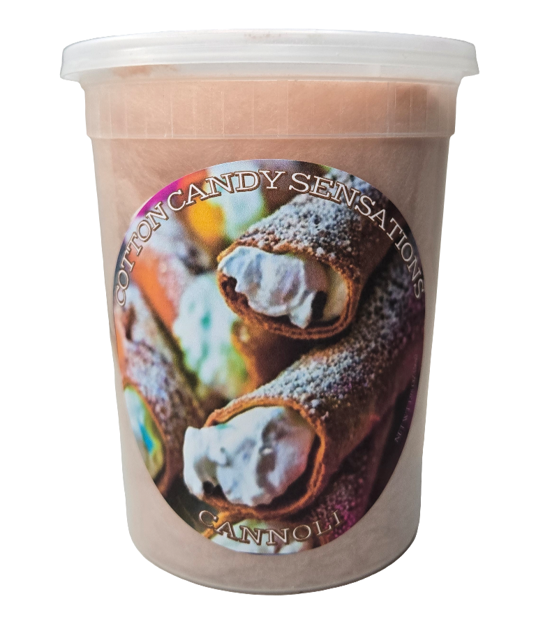 Cannoli Gourmet Cotton Candy