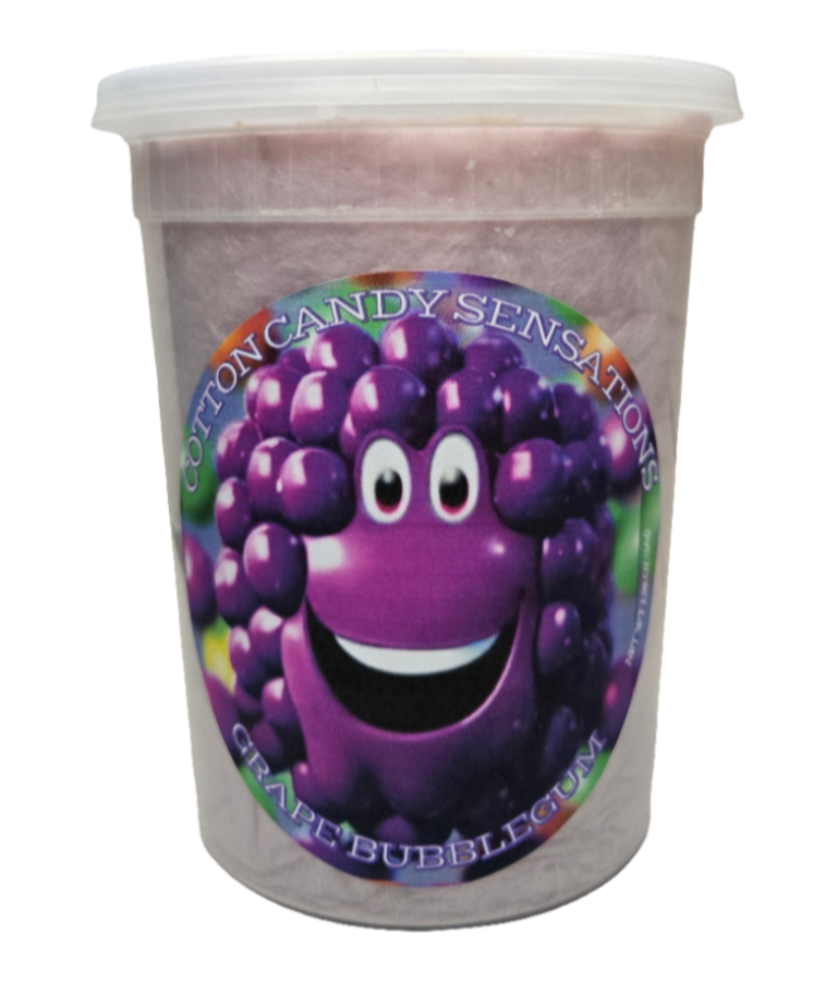 Grape Bubblegum Gourmet Cotton Candy