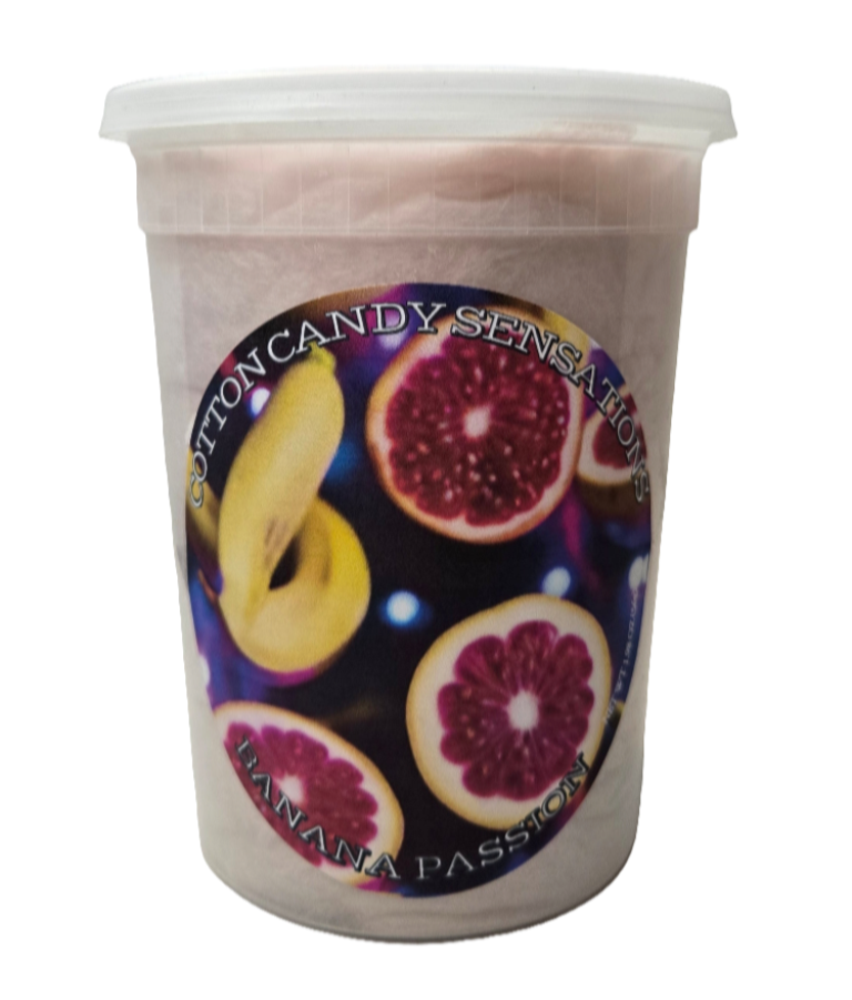 Banana Passion Gourmet Cotton Candy