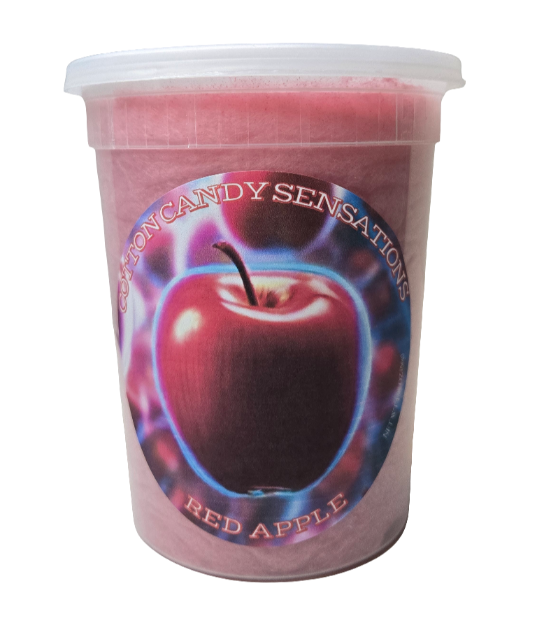 Red Apple Gourmet Cotton Candy