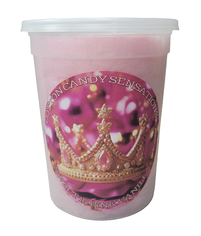 Special Event 50 Count Bundle Package Sweet 16 Pink Vanilla Gourmet Cotton Candy