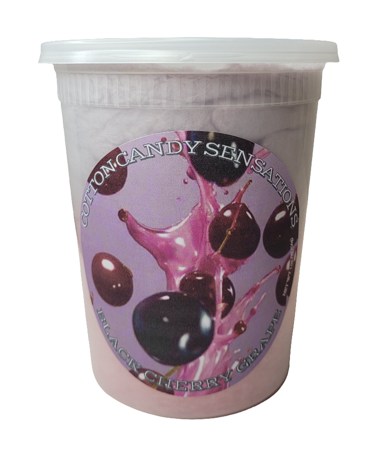Black Cherry Grape Gourmet Cotton Candy