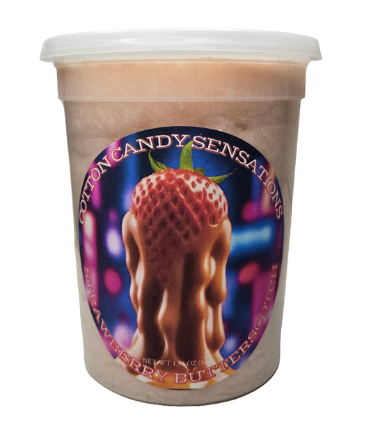 Strawberry Butterscotch Gourmet Cotton Candy