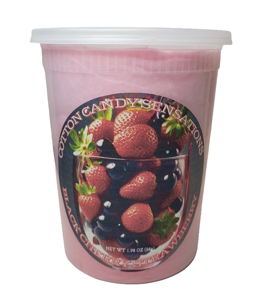 Black Cherry Strawberry Gourmet Cotton Candy