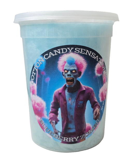 Halloween Series Blueberry Zombie Gourmet Cotton Candy