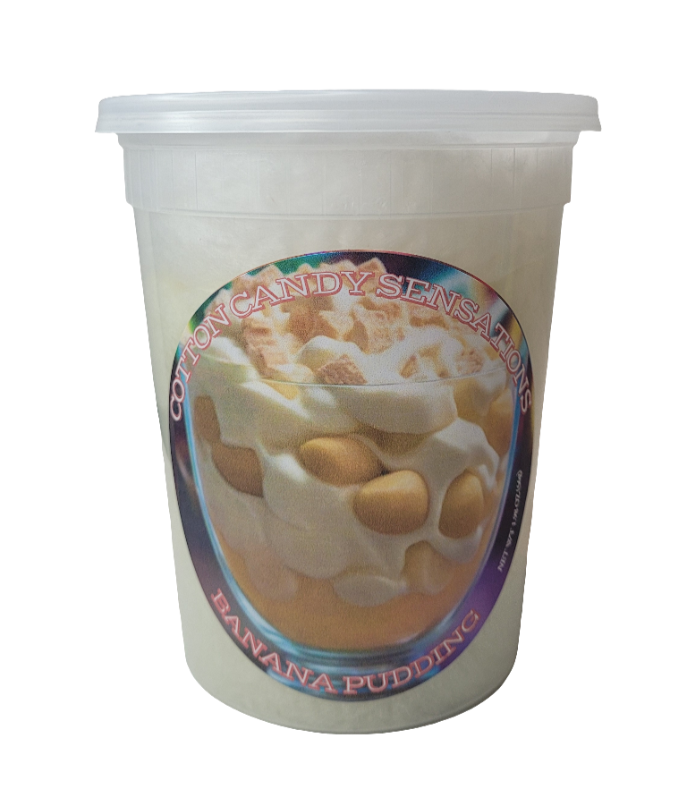 Banana Pudding Gourmet Cotton Candy