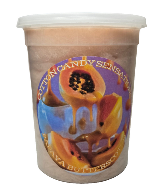Papaya Butterscotch Gourmet Cotton Candy