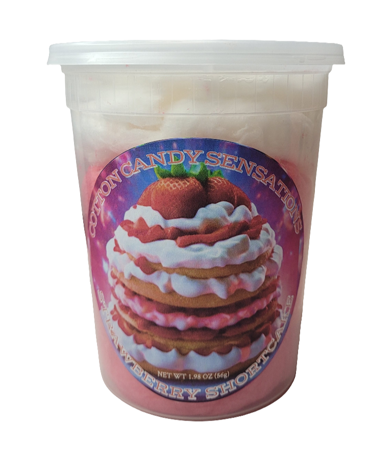 Strawberry Shortcake Gourmet Cotton Candy