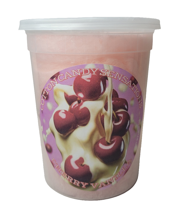 Cherry Vanilla Gourmet Cotton Candy