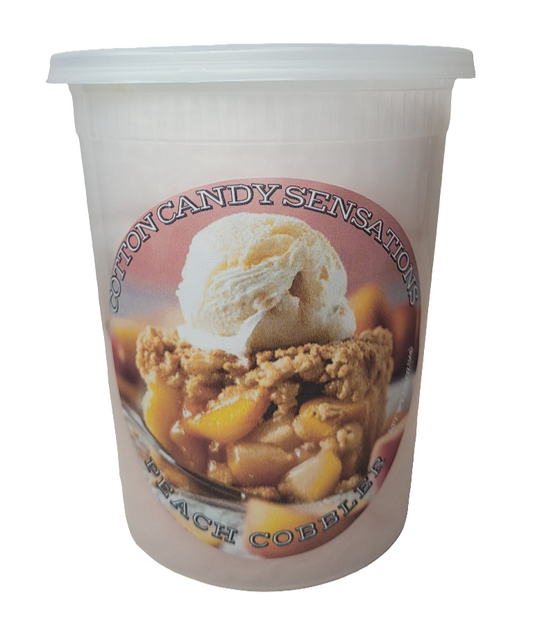 Peach Cobbler Gourmet Cotton Candy