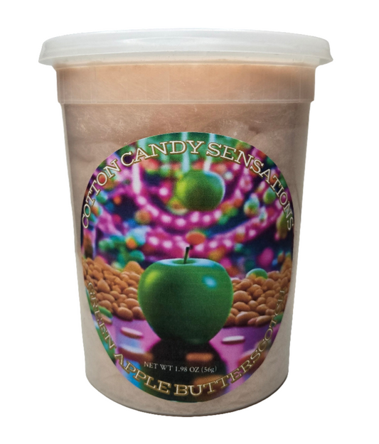 Green Apple Butterscotch Gourmet Cotton Candy