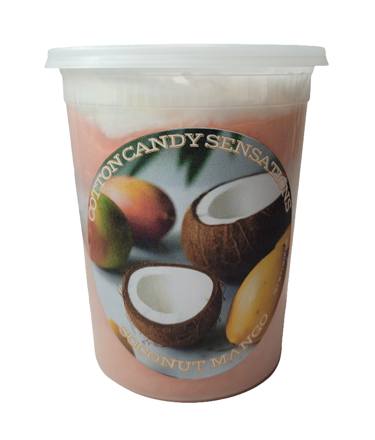 Coconut Mango Gourmet Cotton Candy