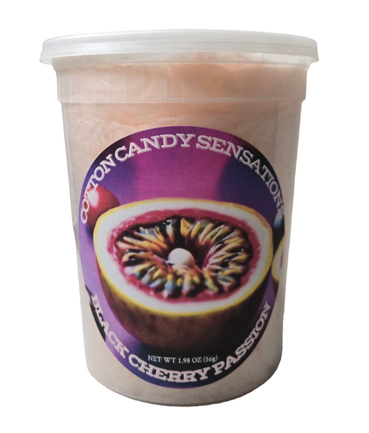 Black Cherry Passion Gourmet Cotton Candy