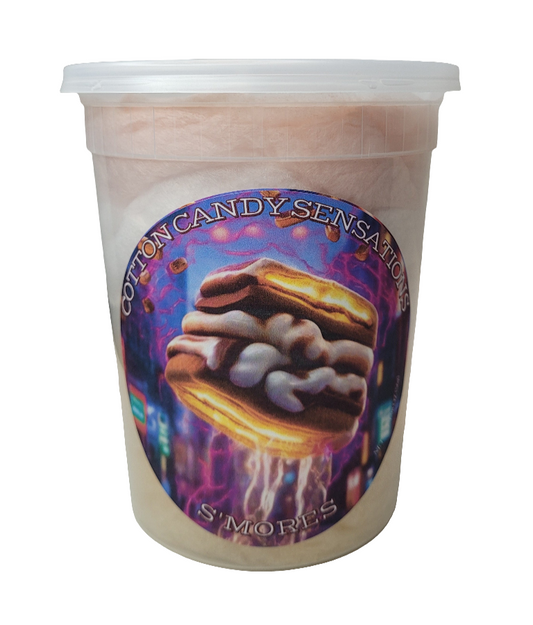 S'mores Gourmet Cotton Candy