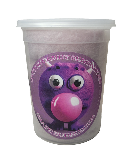 Grape Bubblegum Gourmet Cotton Candy