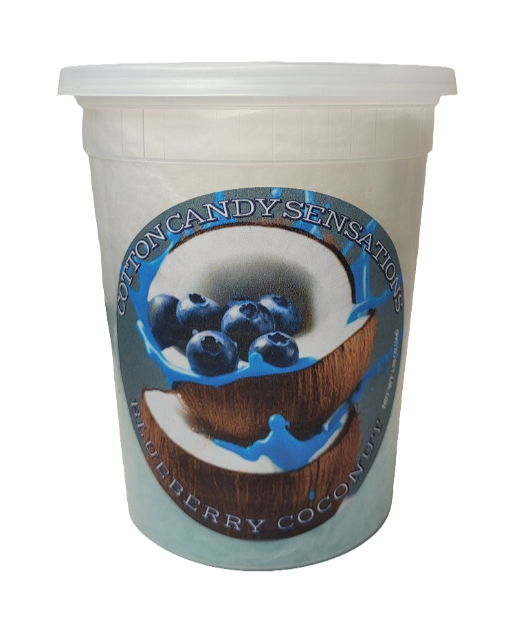 Blueberry Coconut Gourmet Cotton Candy