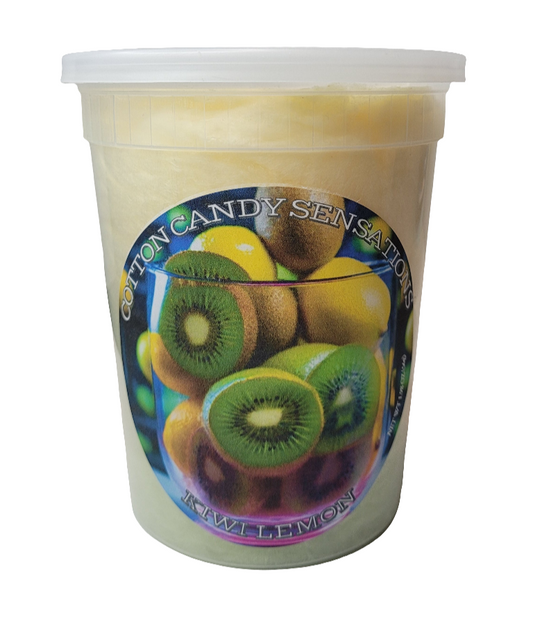 Kiwi Lemon Gourmet Cotton Candy