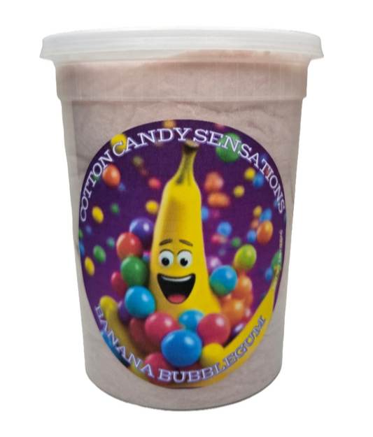 Banana Bubblegum Gourmet Cotton Candy