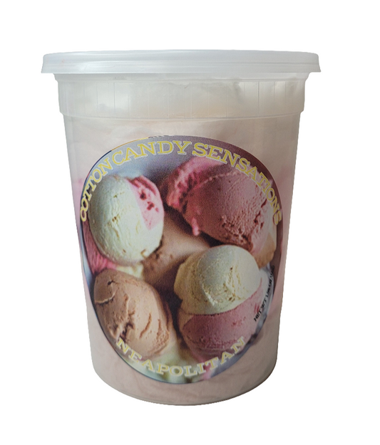 Neapolitan Gourmet Cotton Candy