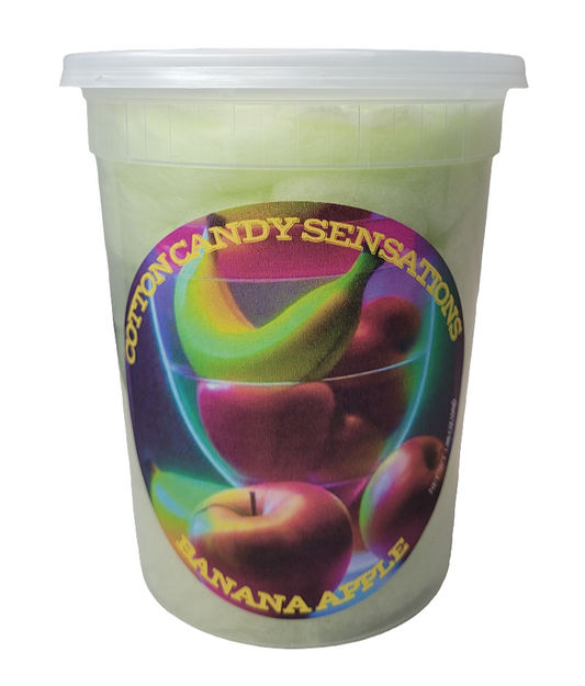 Banana Apple Gourmet Cotton Candy