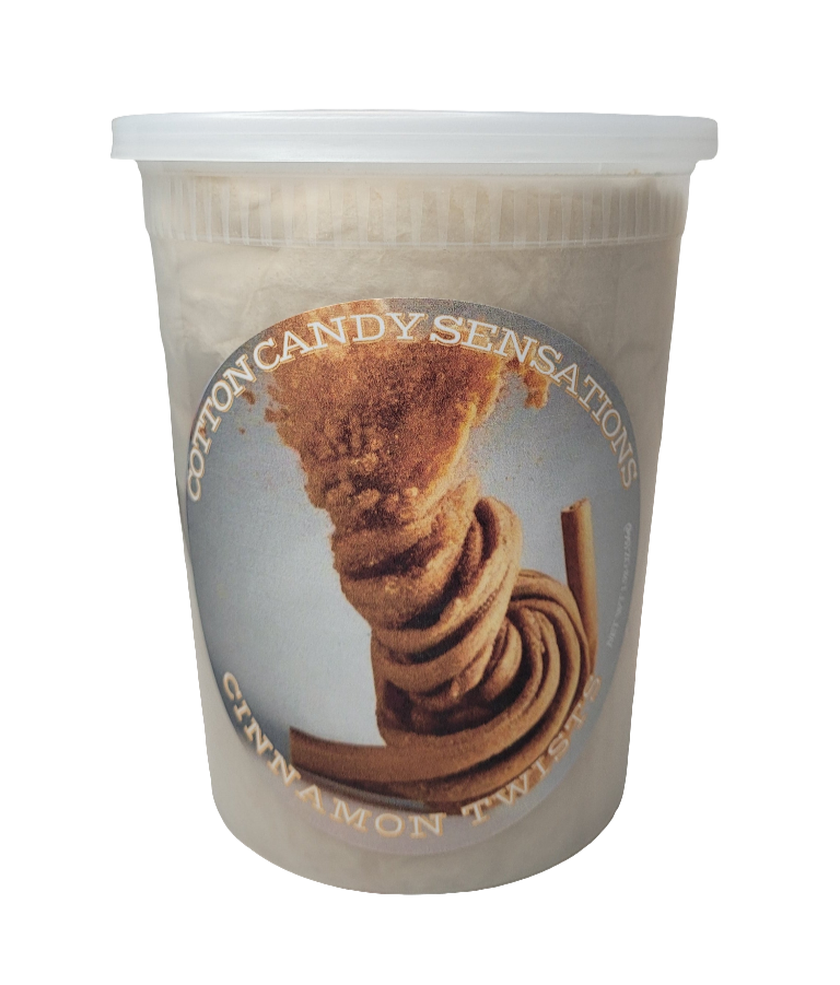 Cinnamon Twist Gourmet Cotton Candy