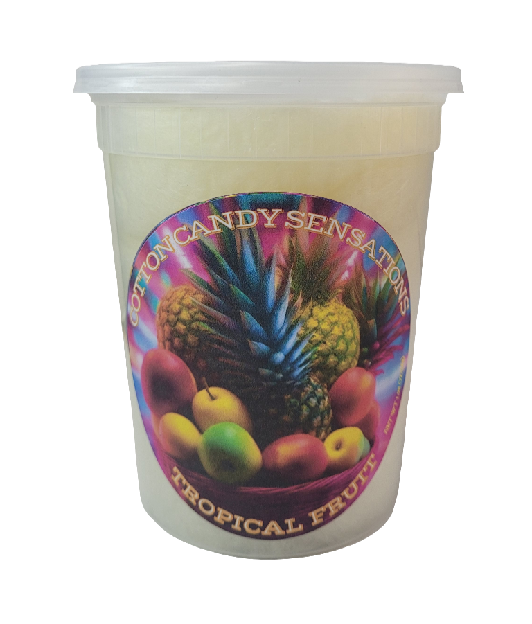 Tropical Fruit Gourmet Cotton Candy