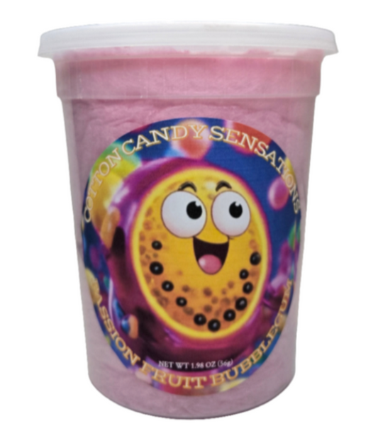 Passion Fruit Bubblegum Gourmet Cotton Candy