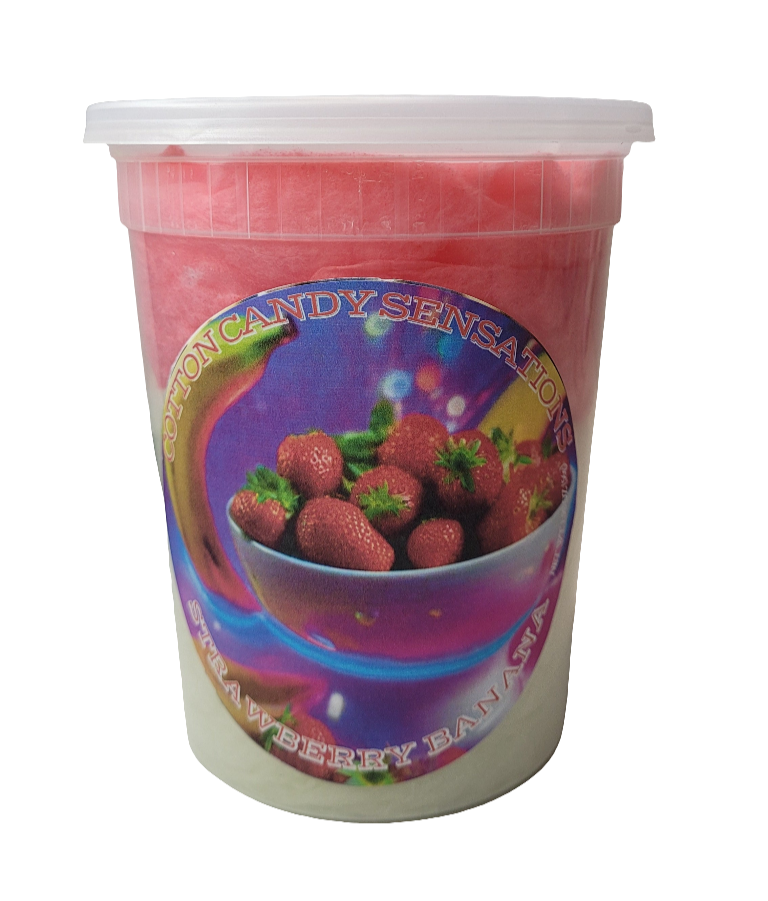 Strawberry Banana Gourmet Cottton Candy