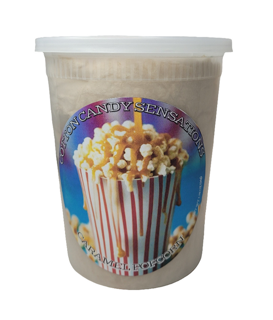 Caramel Popcorn Gourmet Cotton Candy