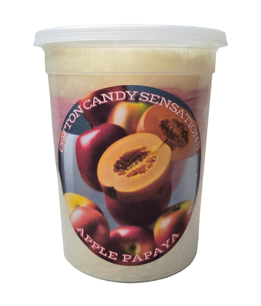 Apple Papaya Gourmet Cotton Candy