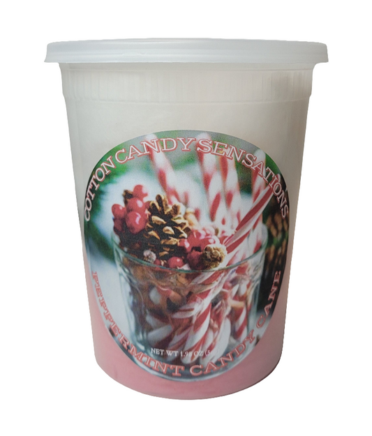 Peppermint Candy Cane Gourmet Cotton Candy