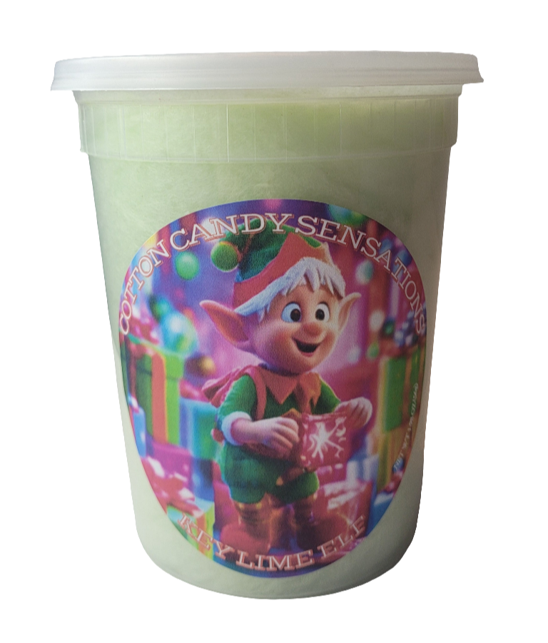 Key Lime Elf Gourmet Cotton Candy