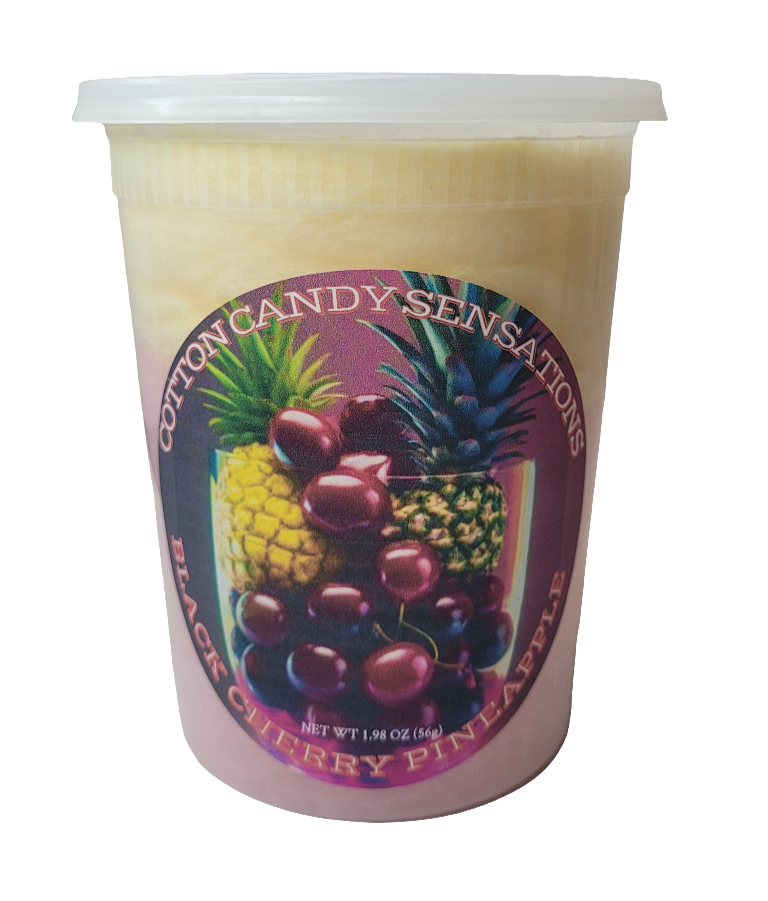 Black Cherry Pineapple Gourmet Cotton Candy