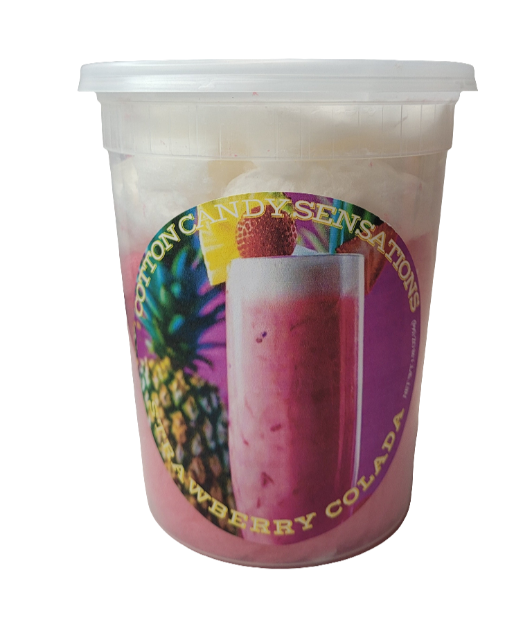 Strawberry Colada Gourmet Cotton Candy