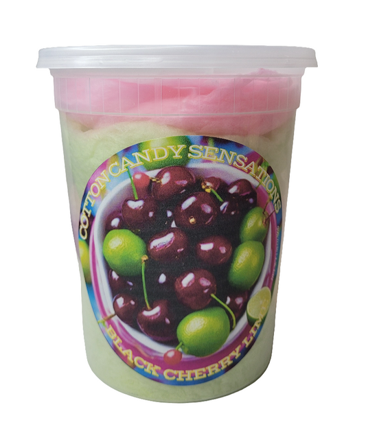 Black Cherry Lime Gourmet Cotton Candy