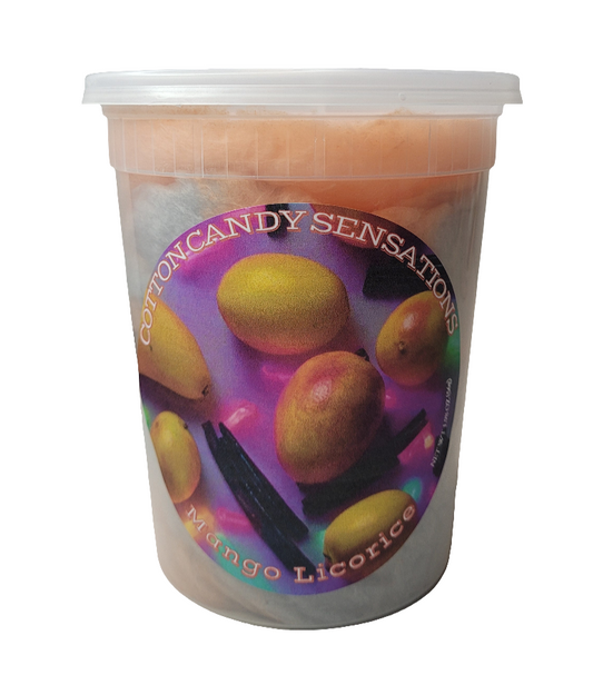 Mango Licorice Gourmet Cotton Candy